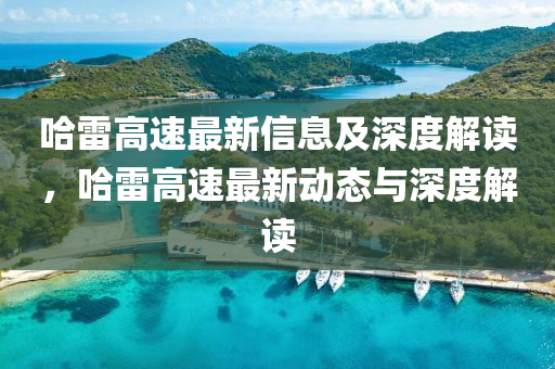 哈雷高速最新信息及深度解讀山東水清源環(huán)?？萍加邢薰荆赘咚僮钚聞討B(tài)與深度解讀