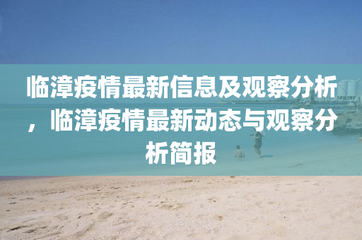 臨漳疫情最新信息及觀察分析，臨漳疫情最新動(dòng)態(tài)與觀察分析簡(jiǎn)報(bào)